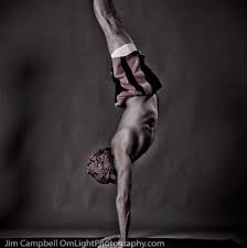 Brock doing a Handstand